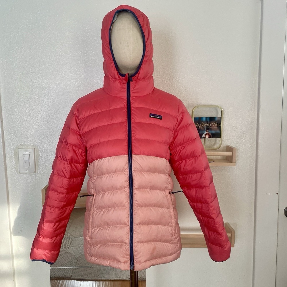 Patagonia Kids' Reversible Down Sweater‎ Hoody Style #68290